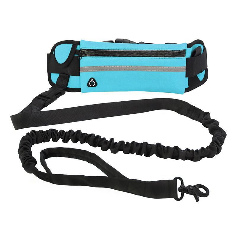 Hands-Free Pet Leash | Detachable Traction Rope | Built-in Pouch